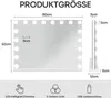 Puluomis Kosmetikspiegel Hollywood 18 LED 80x60cm 3 Produktbild-Vorschau 7