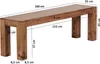 A wooden bench with dimensions indicated by text overlays. Anteprima dell’immagine prodotto