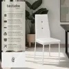 tectake® Set Esszimmerstuhl Julien gepolstert mit Produktbild-Vorschau 2