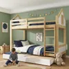 Kinderekkerbed 90x200 cm met uitschuifbed 90x190 cm, 3 Productafbeelding-voorbeeld 7