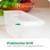Novaliv 2x Kühlschrank Organizer 30,5 x 7,5 x 22 cm Produktbild-Vorschau 6