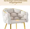Flieks Esszimmerstühle 6er-Set, Stühle Essstühle aus Samt, Produktbild-Vorschau 3