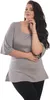 Damen Tunika T-Shirt mit 3/4 Ärmeln, Rundhalsausschnitt – Produktbild-Vorschau 1