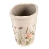 Clayre & Eef Pot de fleurs 23x10x11 cm Rose Beige Céramique Voir les images du produit 2