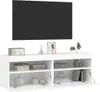 Pensili TV con luci LED 2 pz. Bianco 60x30x40 cm Anteprima dell’immagine prodotto 6