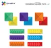 Connetix Regenbogen-Quadrat 42-teilig Produktbild-Vorschau 3