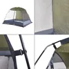 A collage of four images showing different views and details of a mosquito net pavilion. Náhled obrázku produktu