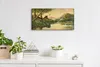 Wandbild Leinwand Bilder Wanduhr 60x30 Malerei Fantasie Produktbild-Vorschau 3