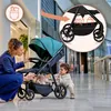 Kočík Lionelo MIRA do 22 kg, otočné 360° kolesá, UPF50+ Náhľad obrázku produktu 4