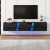 Mobile TV MODFU, finitura lucida, 180 cm, mobile TV sospeso Anteprima dell’immagine prodotto 2