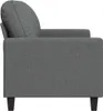 vidaXL 2-Sitzer-Sofa Dunkelgrau 120 cm Stoff Produktbild-Vorschau 5