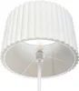 BELIANI Stojací lampa krémově bílá Polyester Terylen železo Náhled obrázku produktu 6