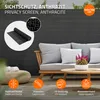 ECD Germany PVC rohož 140x700 cm, antracitová, odolná proti Náhled obrázku produktu 2