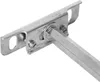 A close-up view of a metal shelf bracket, showing the mounting plate and a hexagonal rod extending from it. Produktbild-Vorschau
