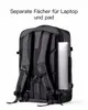 Inateck 38.5L-46.2L Reiserucksack, erweiterbarer Handgepäck Produktbild-Vorschau 5