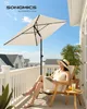 SONGMICS Sonnenschirm 190 x 120 cm, UPF 50+ Sonnenschutz Produktbild-Vorschau 3