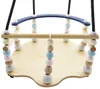 Hess Babyschaukel Deluxe Holzschaukel Pastellfarben Baby Produktbild-Vorschau 2