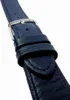 Hirschleder Ersatzband Uhrenarmband Leder Dunkelblau Produktbild-Vorschau 2