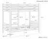Etagenbett extra stabil 100x200 Nische 100 Kiefer-Hochbett Produktbild-Vorschau 8