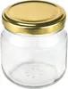 zestaw 75 okrągłych słoików o pojemności 212 ml ze złotą Podgląd zdjęcia produktu 2