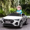 HOMCOM Elektro Kinderauto 12V Elektrofahrzeug Audi E-tron Produktbild-Vorschau 2