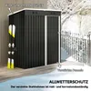 Outsunny Metall Gerätehaus 1,37 m², abschließbar Produktbild-Vorschau 5