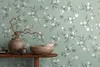 Vliestapete Blumentapete Grün Grau Blumenoptik 397687 Produktbild-Vorschau 12
