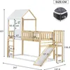 Merax Etagenbett 90x200cm mit Rausfallschutz, Leiter und Produktbild-Vorschau 7