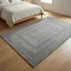Teppich Wohnzimmer Schlafzimmer Modern Hoch&Tief Bordüre Produktbild-Vorschau 1