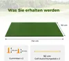 Golfová podložka COSTWAY, golfová cvičná podložka včetně 2 Náhled obrázku produktu 5
