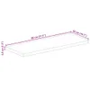 vidaXL Plateau de table 80x50x3,8 cm Rectangulaire Bois Voir les images du produit 7