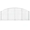 vidaXL Gabione mit Hochbogen 200x30x60/80 cm Verzinktes Produktbild-Vorschau 3