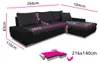 Ecksofa mit Schlaffunktion Faris - Couch mit Bettkasten, Produktbild-Vorschau 4