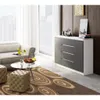Kommode AKORD K160 Weiß 160 cm 2 Türen 4 Schubladen 4 Produktbild-Vorschau 8