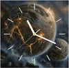 Wanduhr aus Glas mit Motiv Drei Welten- 30 x 30 cm - inkl. Produktbild-Vorschau 1