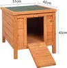 FCH Hasenstall aus Holz, Kaninchenstall wasserabweisendes Produktbild-Vorschau 3