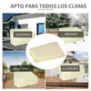 Outsunny Schutzhülle für 2-Sitzer-Bank, 140 x 84 x 56/94 Produktbild-Vorschau 3