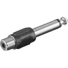 goobay Adapter Klinke 6,35mm -> Cinch Buchse Produktbild-Vorschau 1