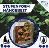 Coemo Vertikalbeet Braun Riga Kräuterbeet Holz Hochbeet Produktbild-Vorschau 2