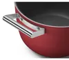 Smeg CKFC2611RDM Kochtopf Set Schwarz, Rot Aluminium, Produktbild-Vorschau 16