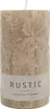Stumpenkerze aus Paraffin, Sahara, Rustic, WENZEL, 110/60 Produktbild-Vorschau 1