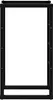 Kaminholzregal, Metall Brennholzregal 60x25x100 cm Produktbild-Vorschau 4