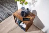 Wohnling Bois massif Sheesham Etagère cube 43.5 x 43.5 x 33 Voir les images du produit 11