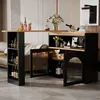 Ausziehbarer Bartisch 138-193x39x105cm – drehbarer Esstisch Produktbild-Vorschau 6