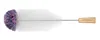 A bottle cleaning brush with a wooden handle and a pom-pom-like end with multicolor threads. Voir les images du produit
