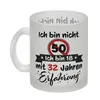 50. Geburtstag Glas Tasse mit lustigem Spruch: 18 mit Produktbild-Vorschau 2