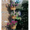 Vaso da fiori per tubo di drenaggio - set di 3 - 27 x 23 x Anteprima dell’immagine prodotto 4