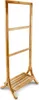 Porte-serviettes sur pied en bambou Voir les images du produit 2