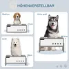 Support surélevé pour gamelles PawHut, avec tapis Voir les images du produit 6