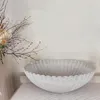 Fioriera decorativa rotonda per esterni grigio marmorizzato Anteprima dell’immagine prodotto 4